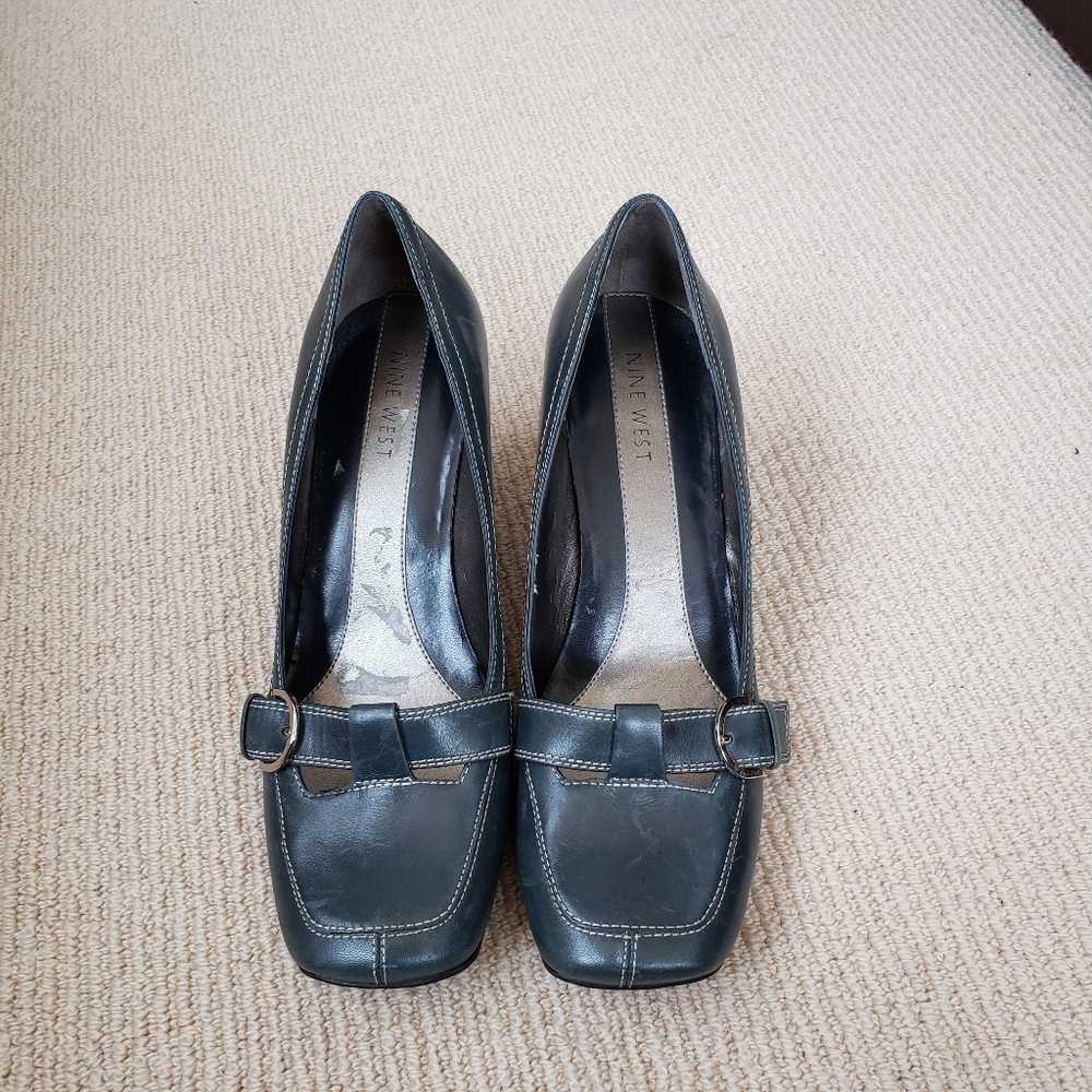 Nine West Teal Blue Pump